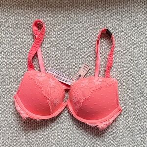 Victoria Secret Orange Lace Bra